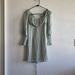 Altar'd State Sage Long Sleeve Dress